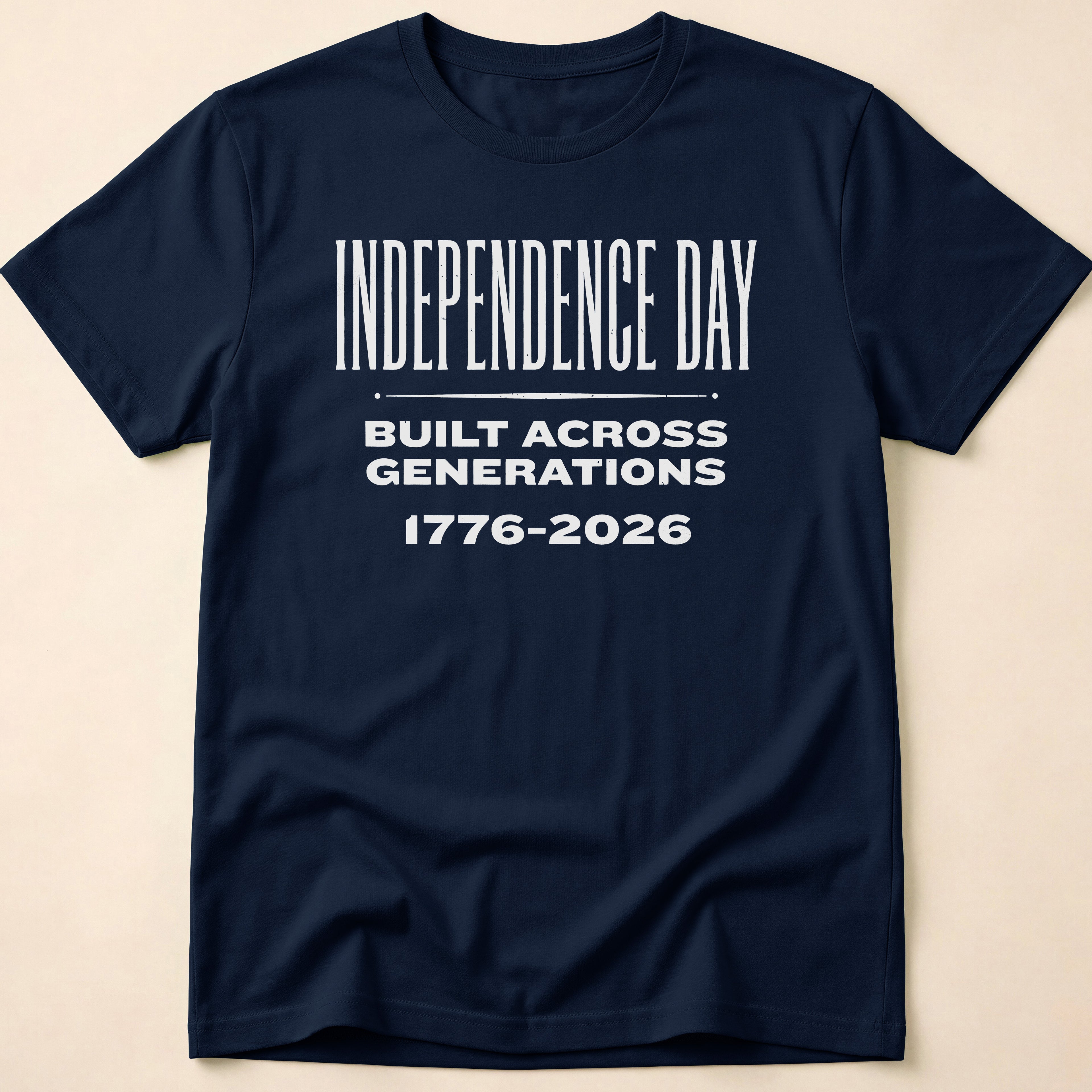 Independence Day Built Across Generations 2026 T-Shirt