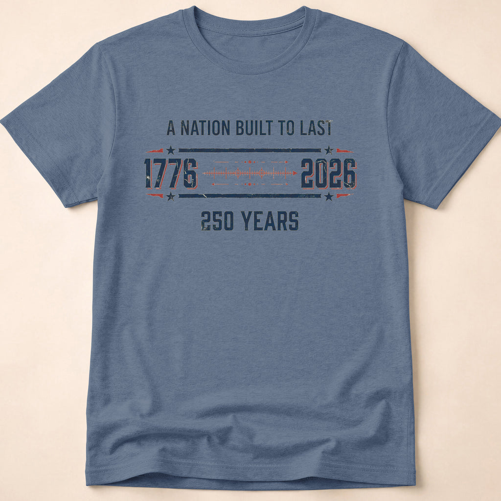 A Nation Built To Last America 250 T-Shirt