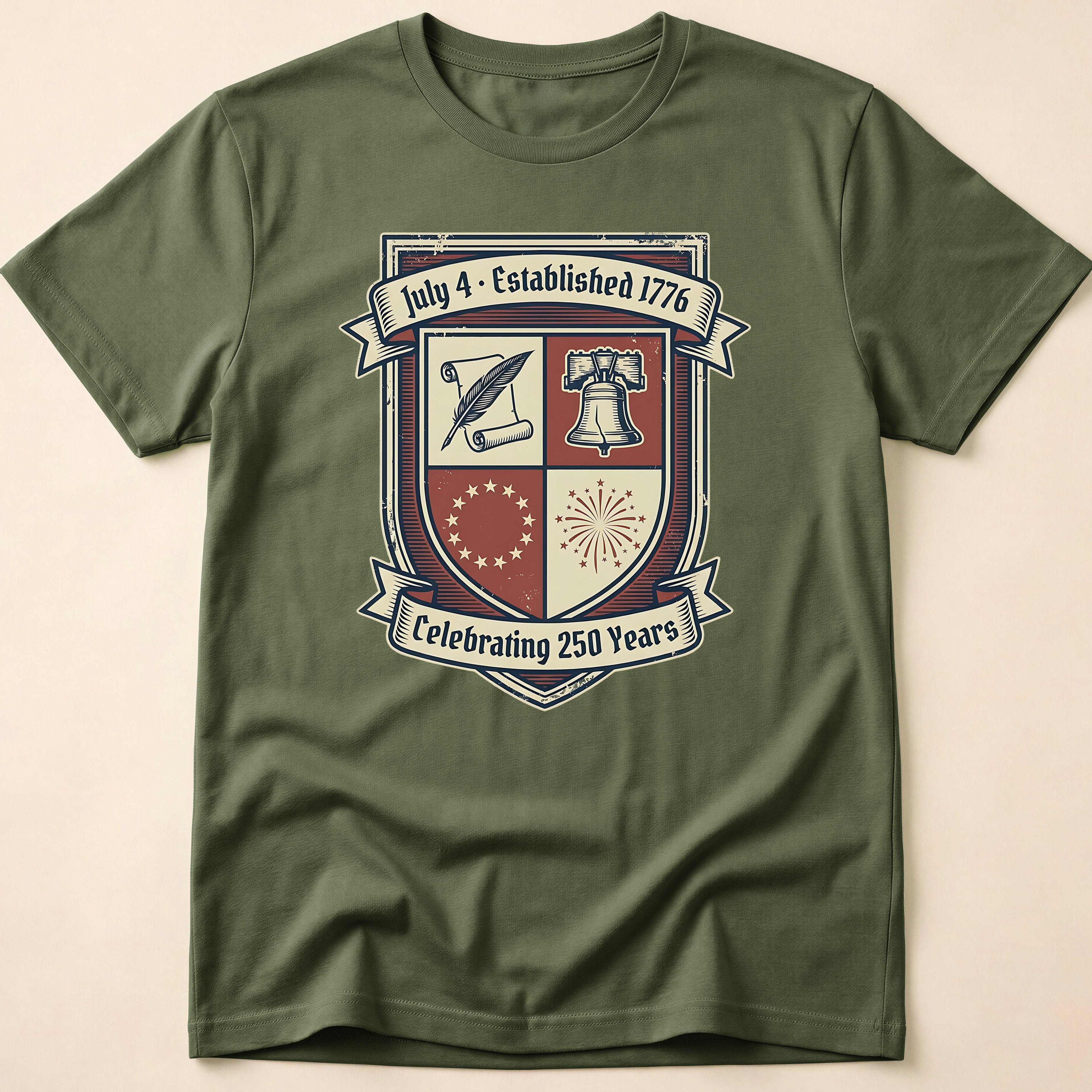 Vintage America 250th Anniversary July 4 T-Shirt