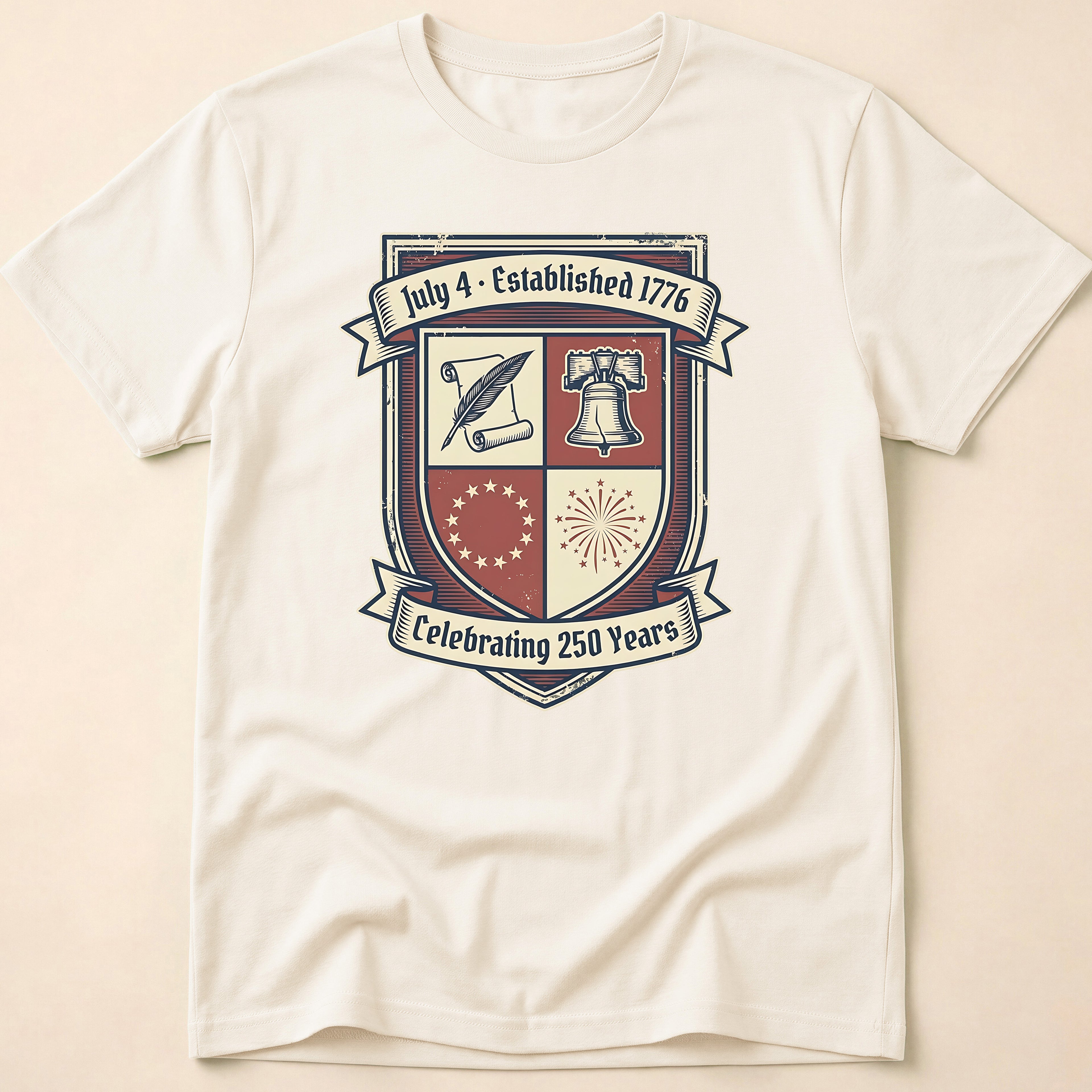 Vintage America 250th Anniversary July 4 T-Shirt