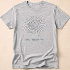 1776 Forever Free Fireworks Patriotic T-Shirt