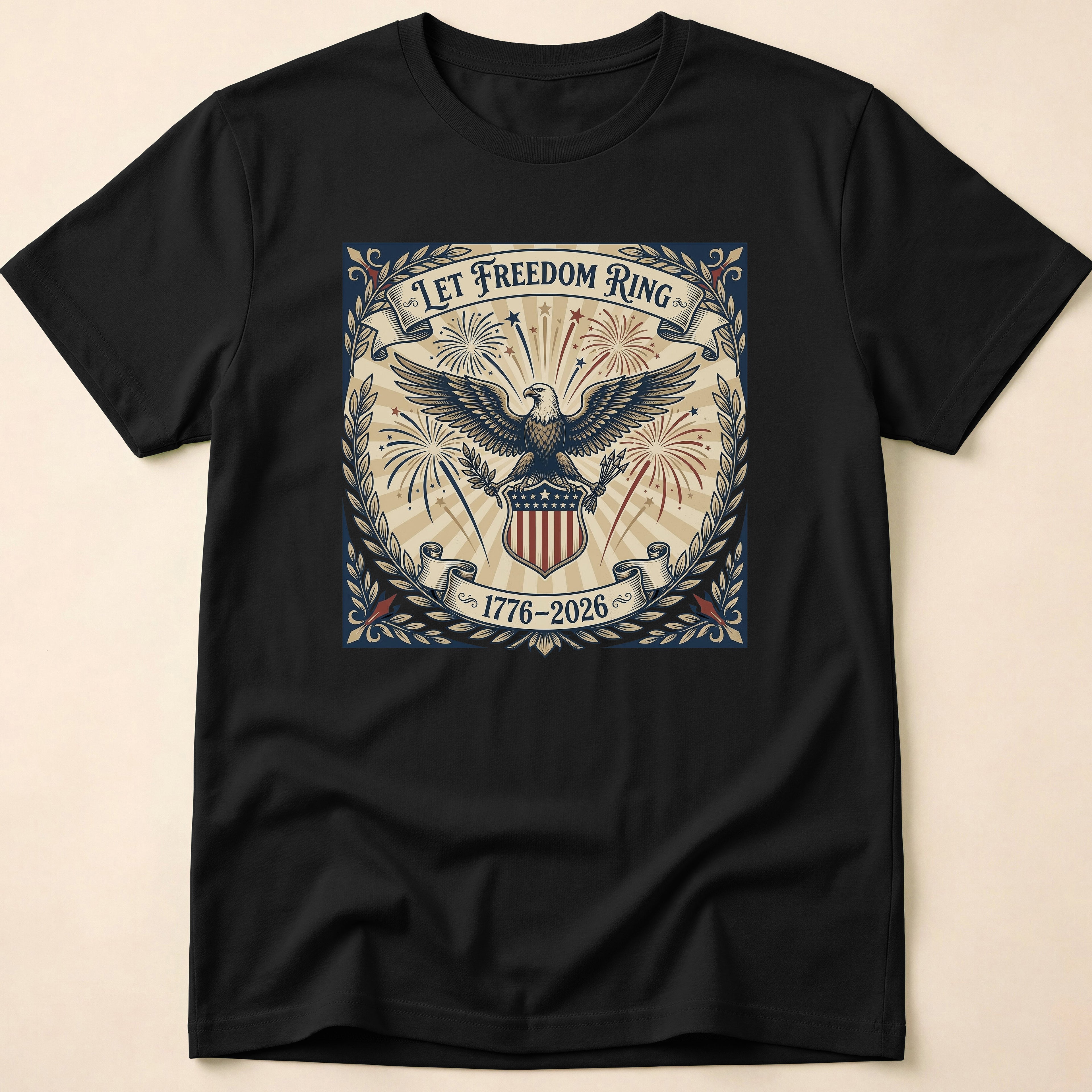 Vintage Let Freedom Ring 2026 Eagle T-Shirt