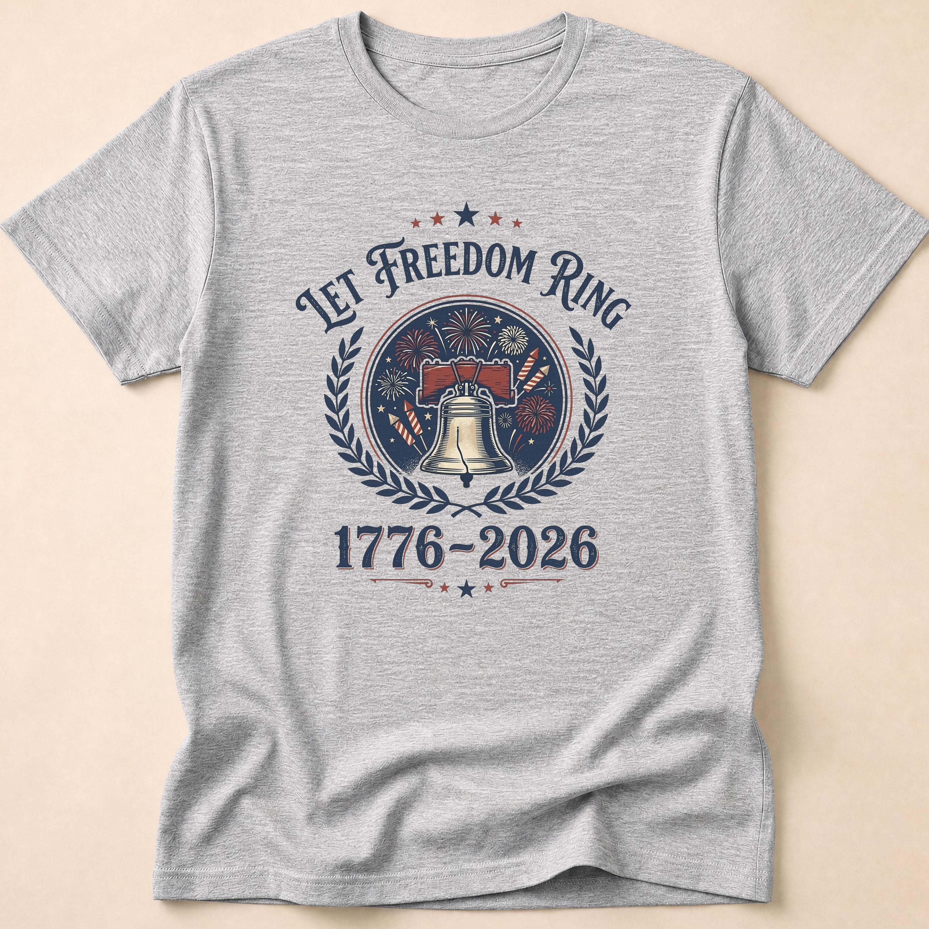 Let Freedom Ring Vintage Liberty Bell 2026 T-Shirt