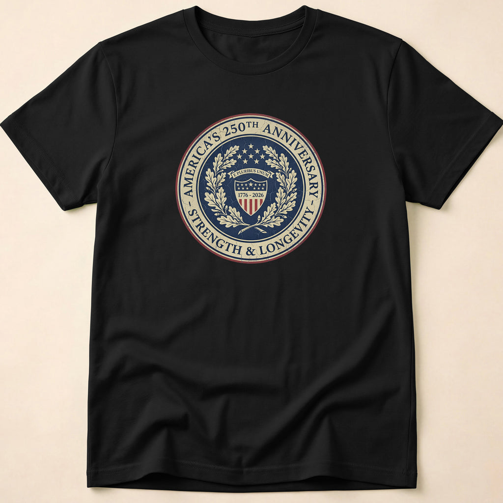 Vintage America 250th Anniversary Strength Seal T-Shirt