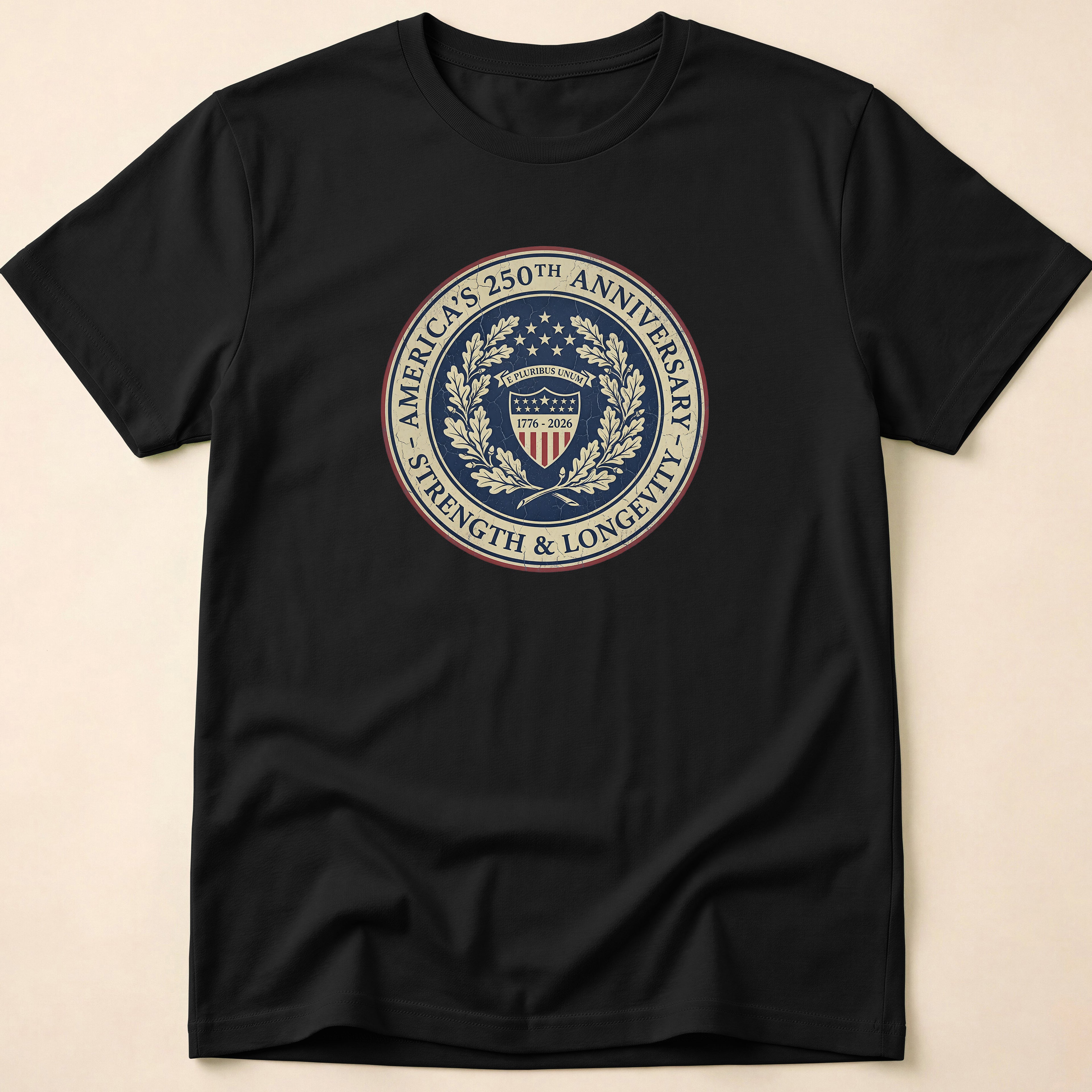 Vintage America 250th Anniversary Strength Seal T-Shirt