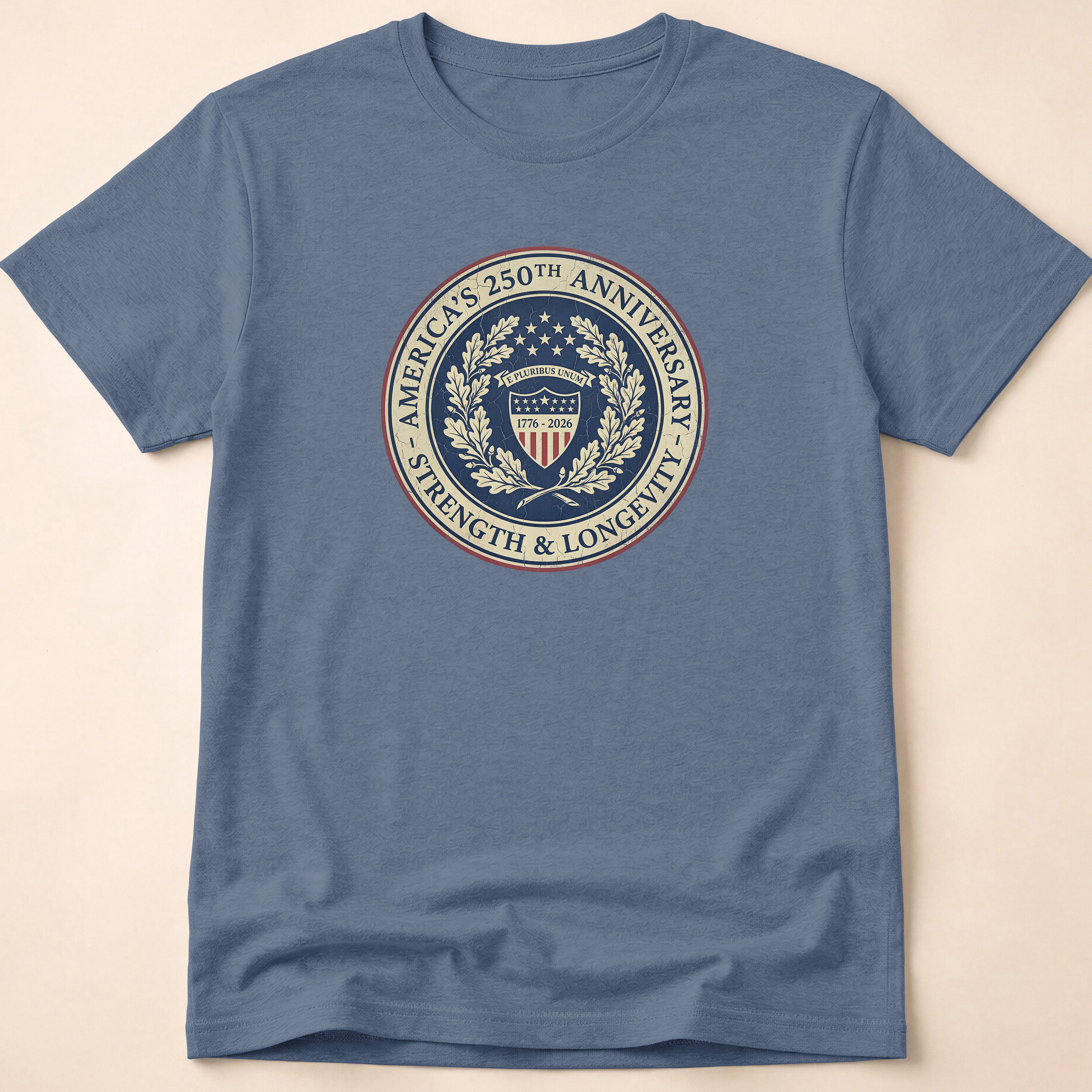 Vintage America 250th Anniversary Strength Seal T-Shirt