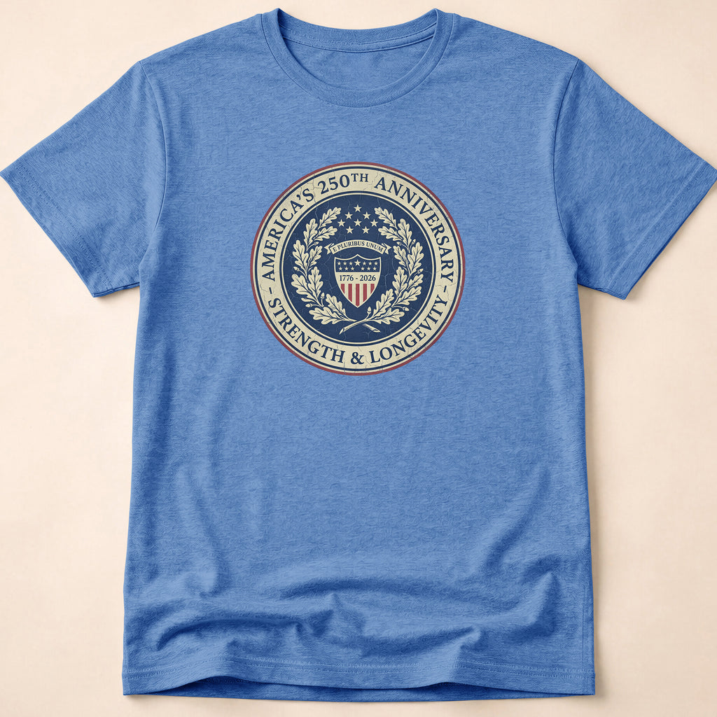 Vintage America 250th Anniversary Strength Seal T-Shirt