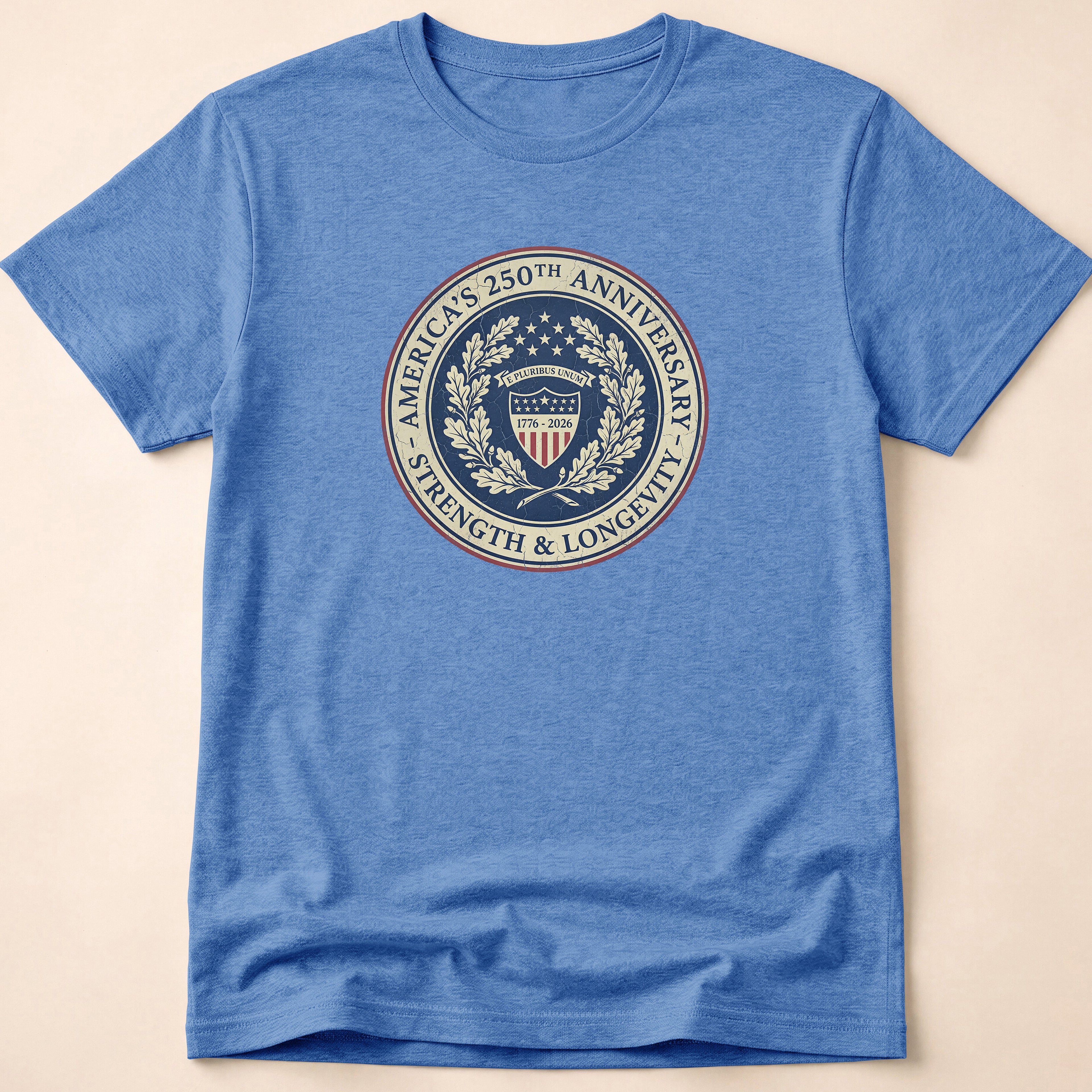 Vintage America 250th Anniversary Strength Seal T-Shirt