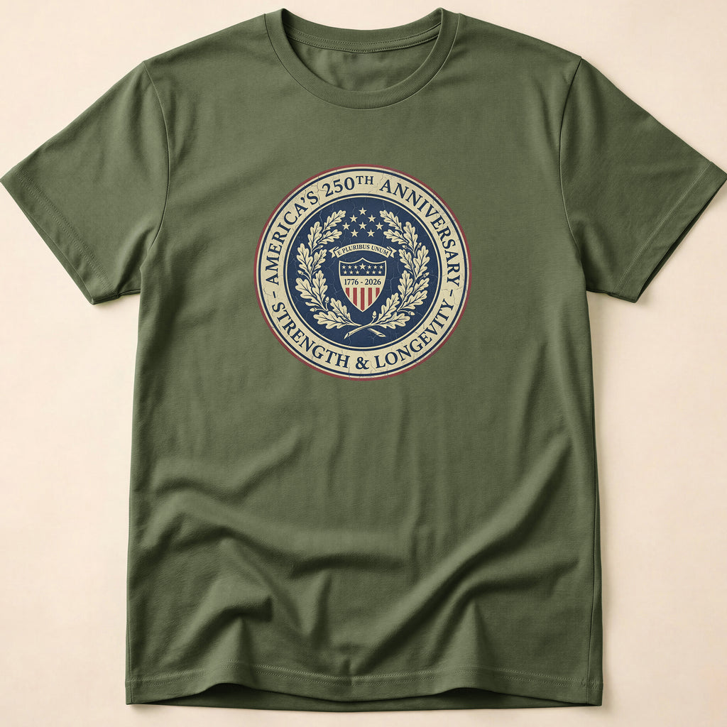 Vintage America 250th Anniversary Strength Seal T-Shirt