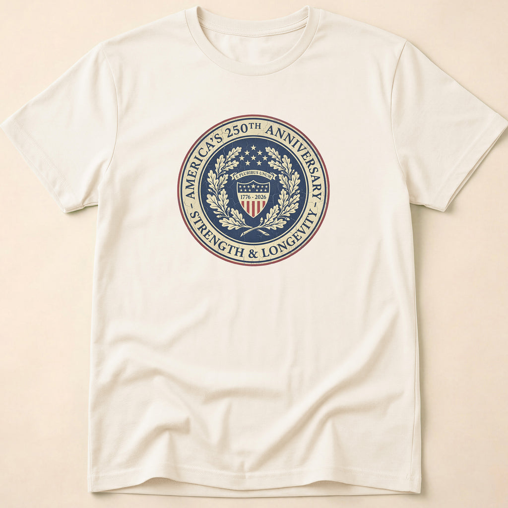 Vintage America 250th Anniversary Strength Seal T-Shirt