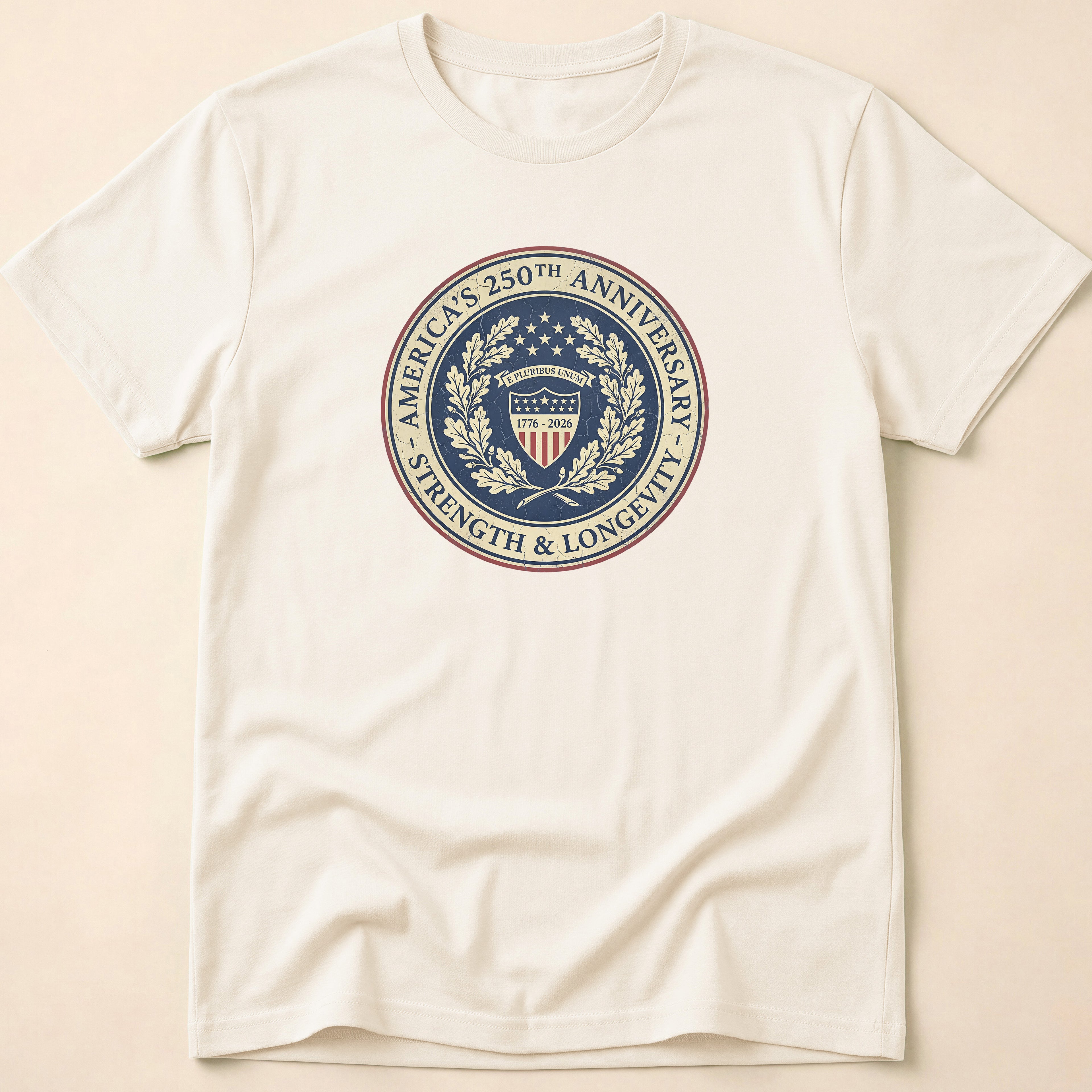 Vintage America 250th Anniversary Strength Seal T-Shirt
