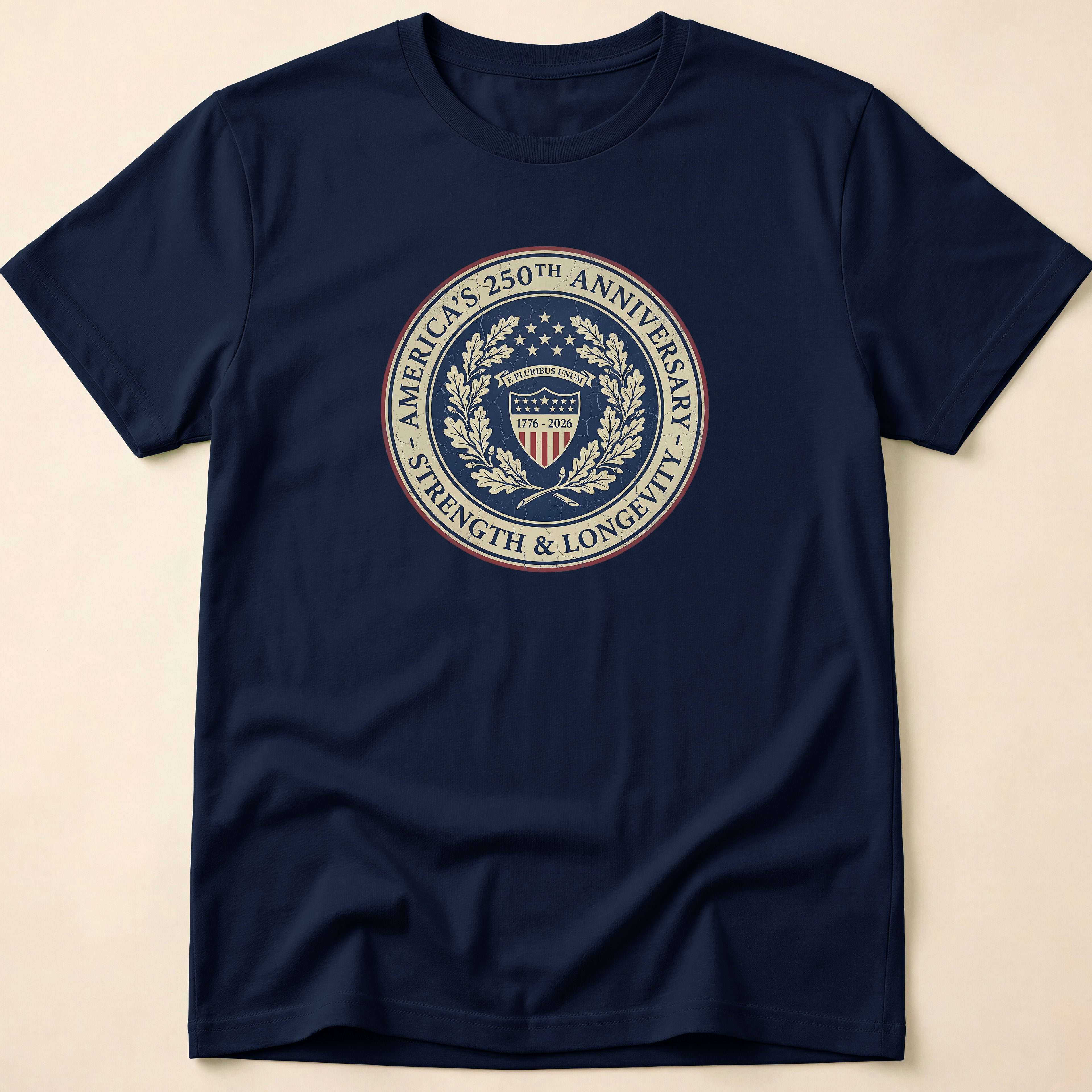 Vintage America 250th Anniversary Strength Seal T-Shirt