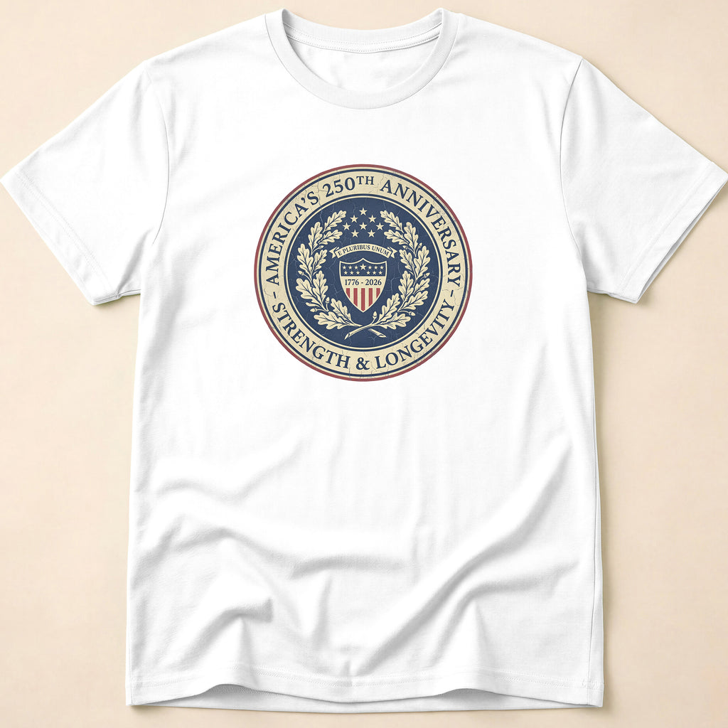 Vintage America 250th Anniversary Strength Seal T-Shirt