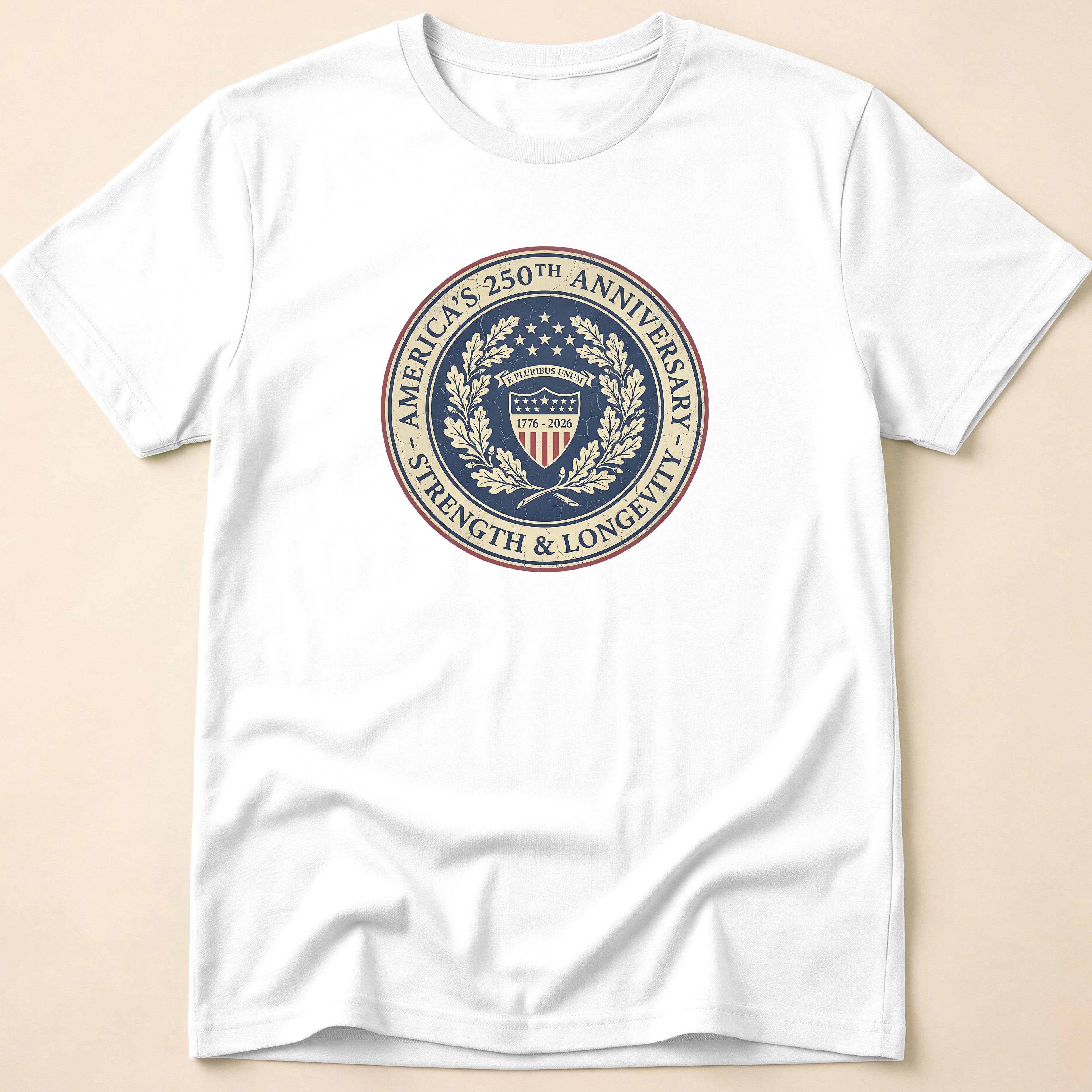 Vintage America 250th Anniversary Strength Seal T-Shirt