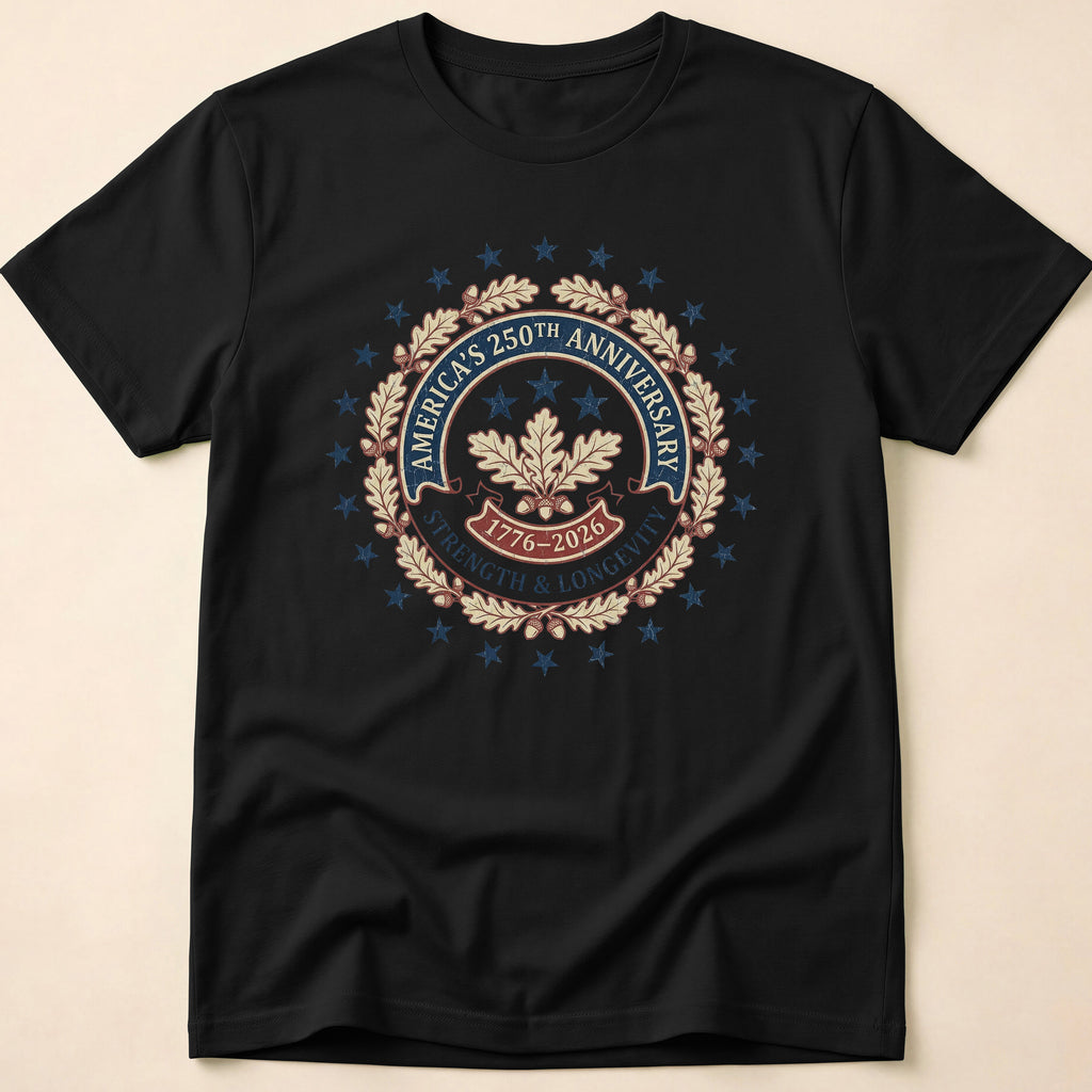 America 250th Anniversary Strength And Longevity T-Shirt