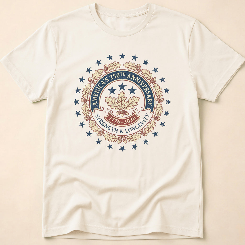 America 250th Anniversary Strength And Longevity T-Shirt