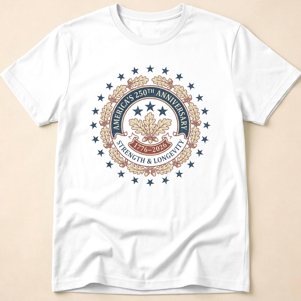 America 250th Anniversary Strength And Longevity T-Shirt