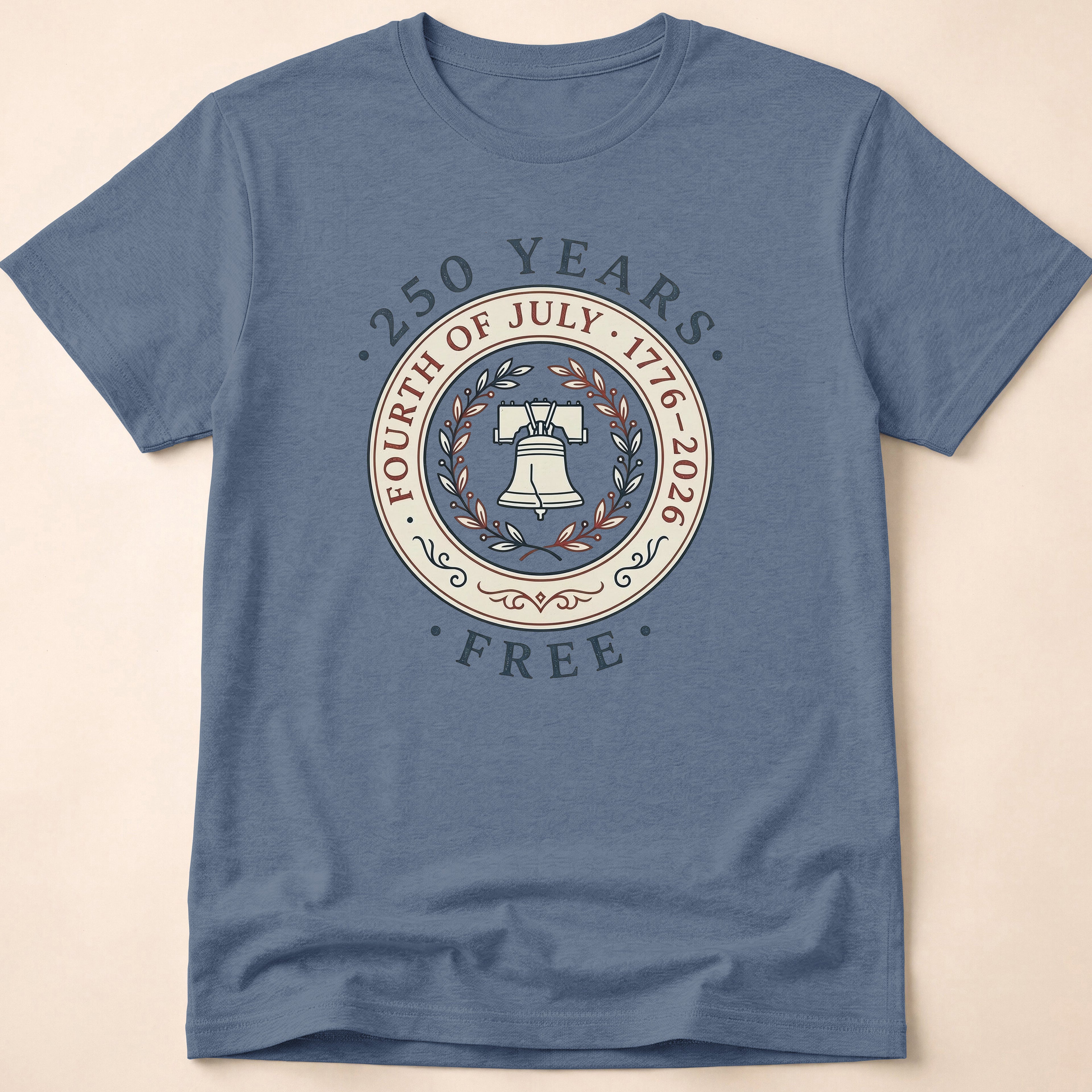 Vintage 250 Years Free Liberty Bell T-Shirt