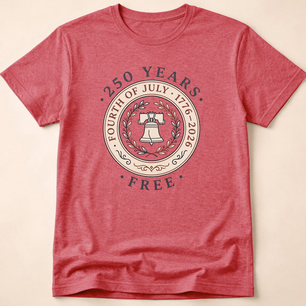 Vintage 250 Years Free Liberty Bell T-Shirt