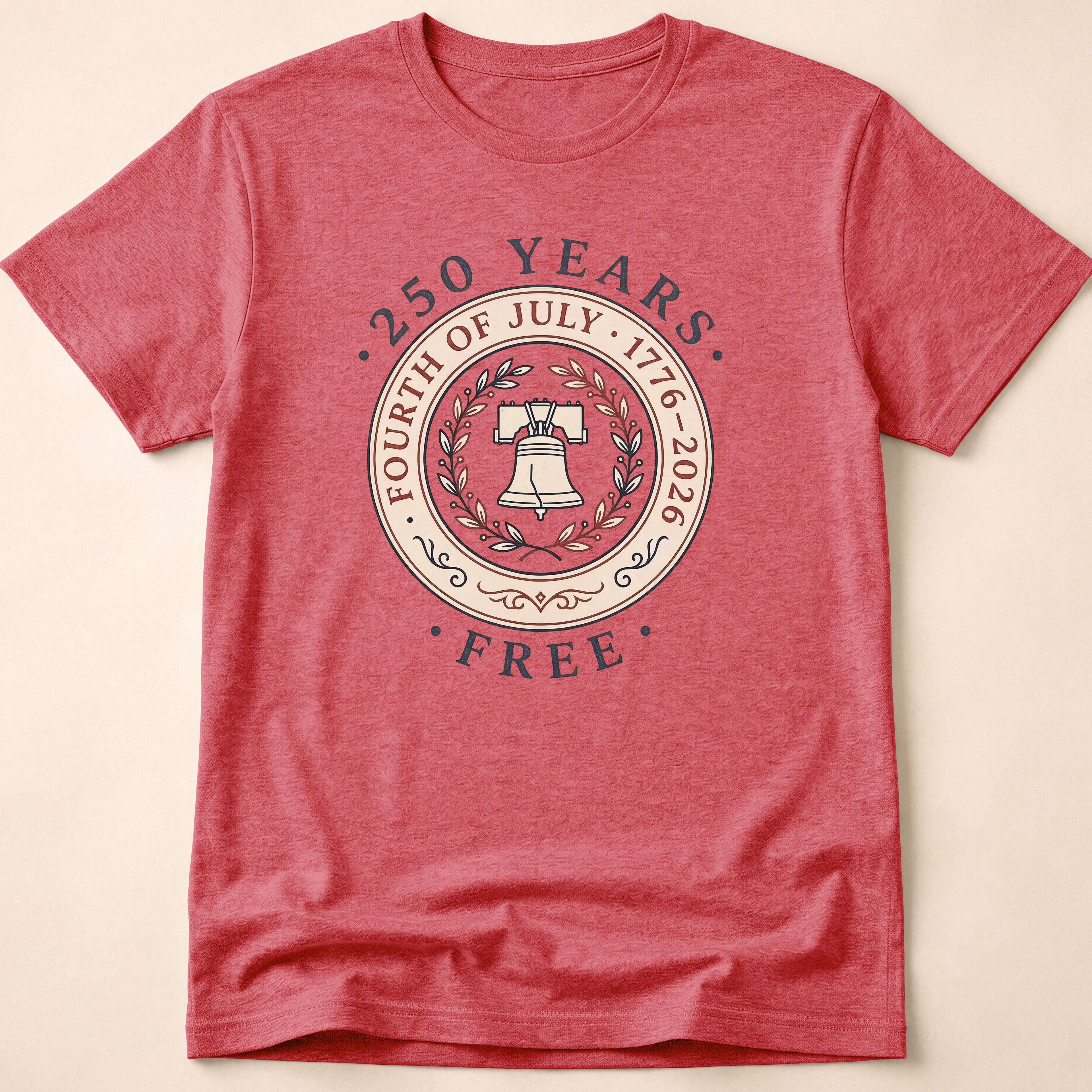 Vintage 250 Years Free Liberty Bell T-Shirt