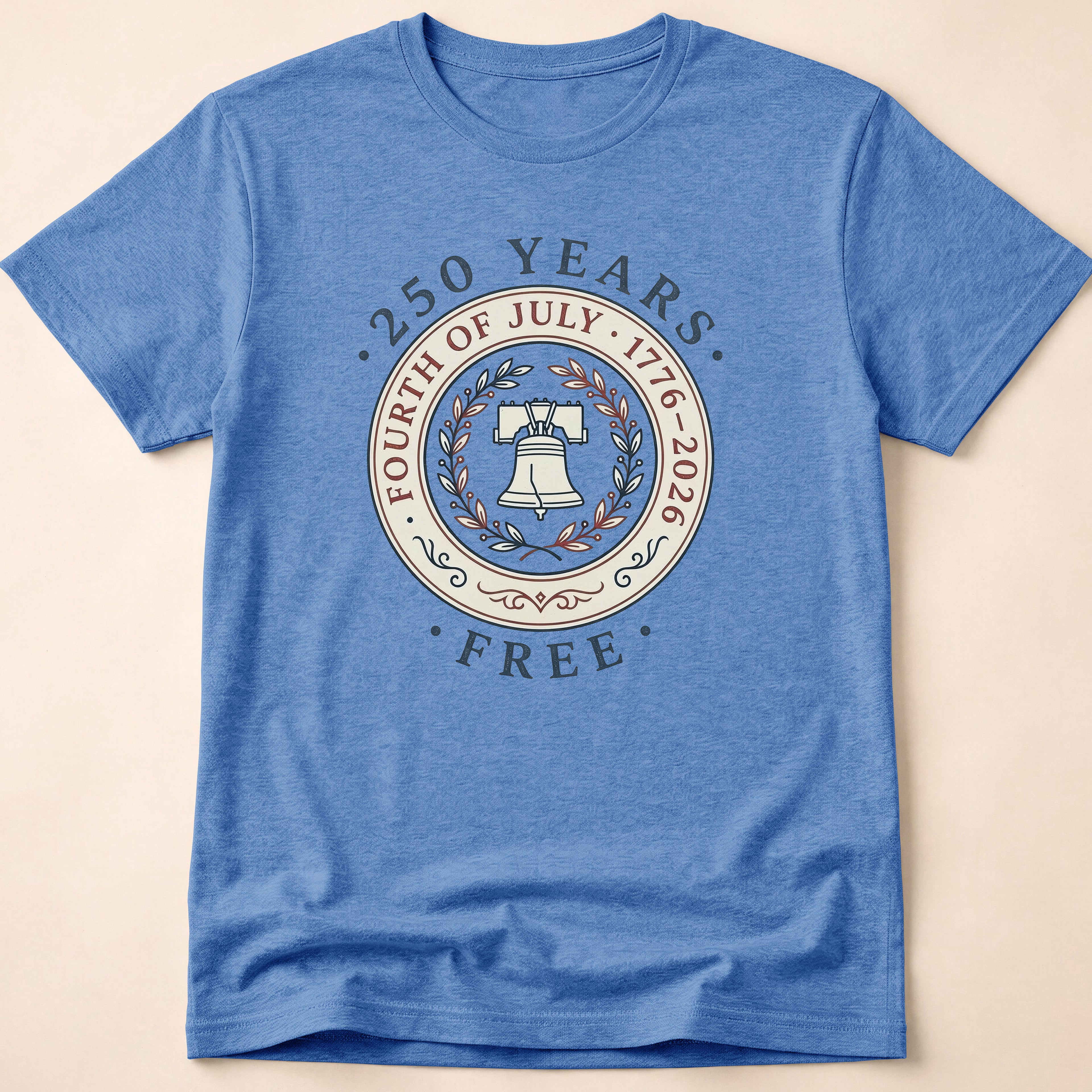 Vintage 250 Years Free Liberty Bell T-Shirt