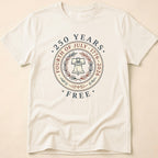 Vintage 250 Years Free Liberty Bell T-Shirt