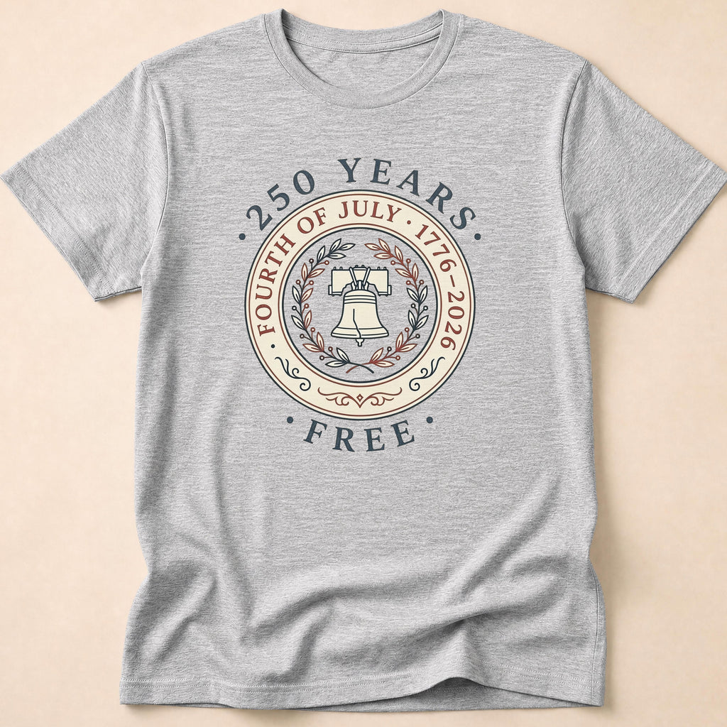 Vintage 250 Years Free Liberty Bell T-Shirt
