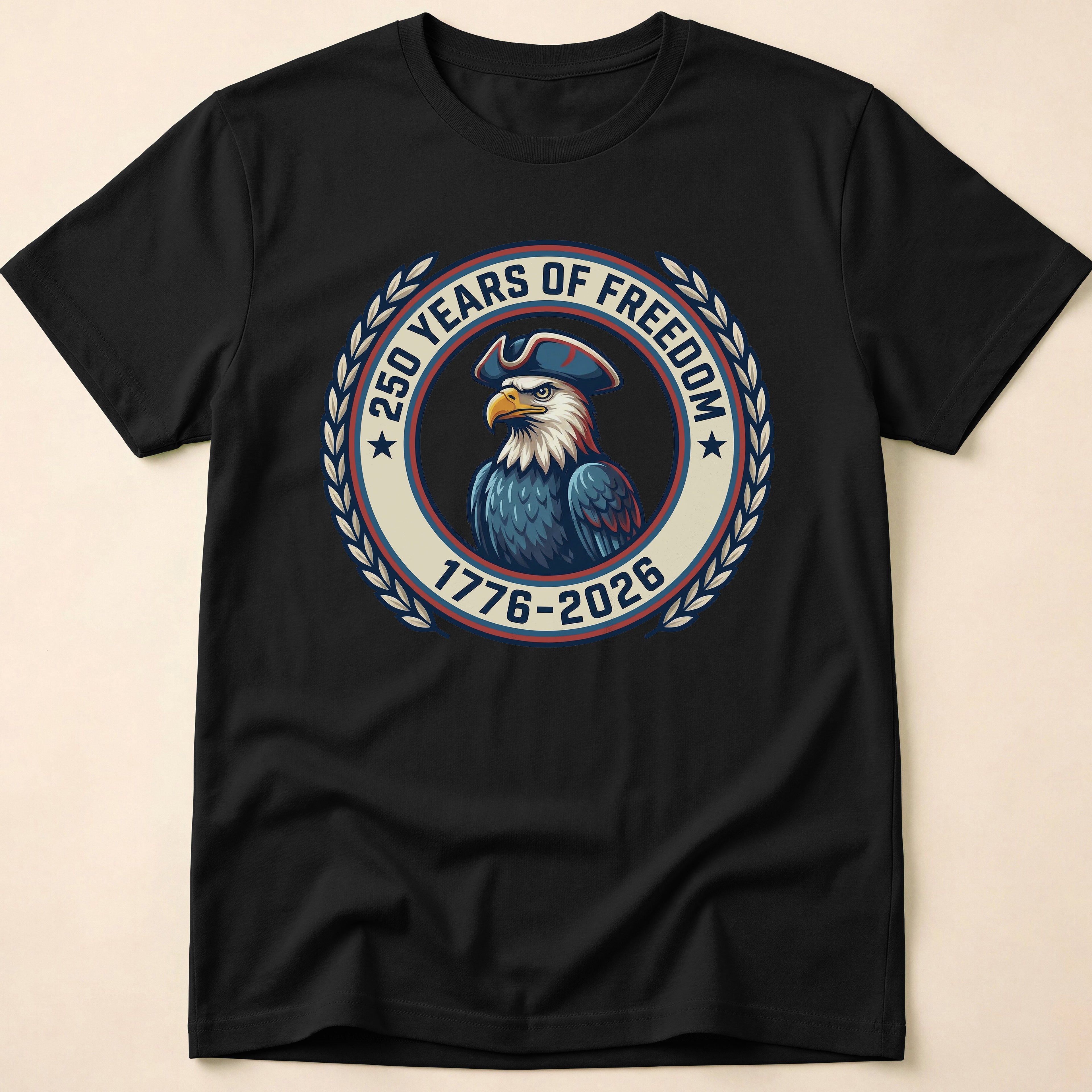 250 Years Of Freedom Colonial Eagle T-Shirt