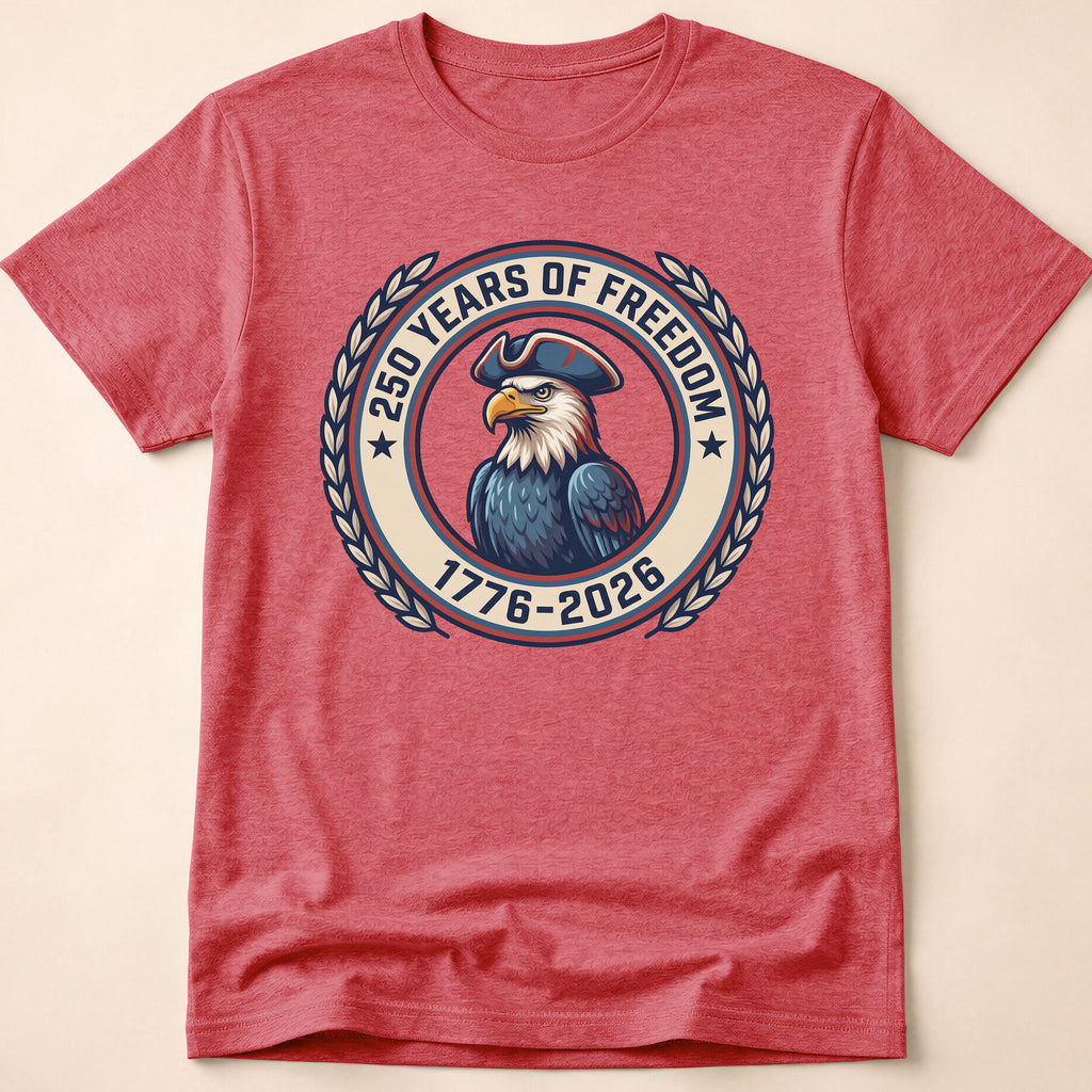 250 Years Of Freedom Colonial Eagle T-Shirt
