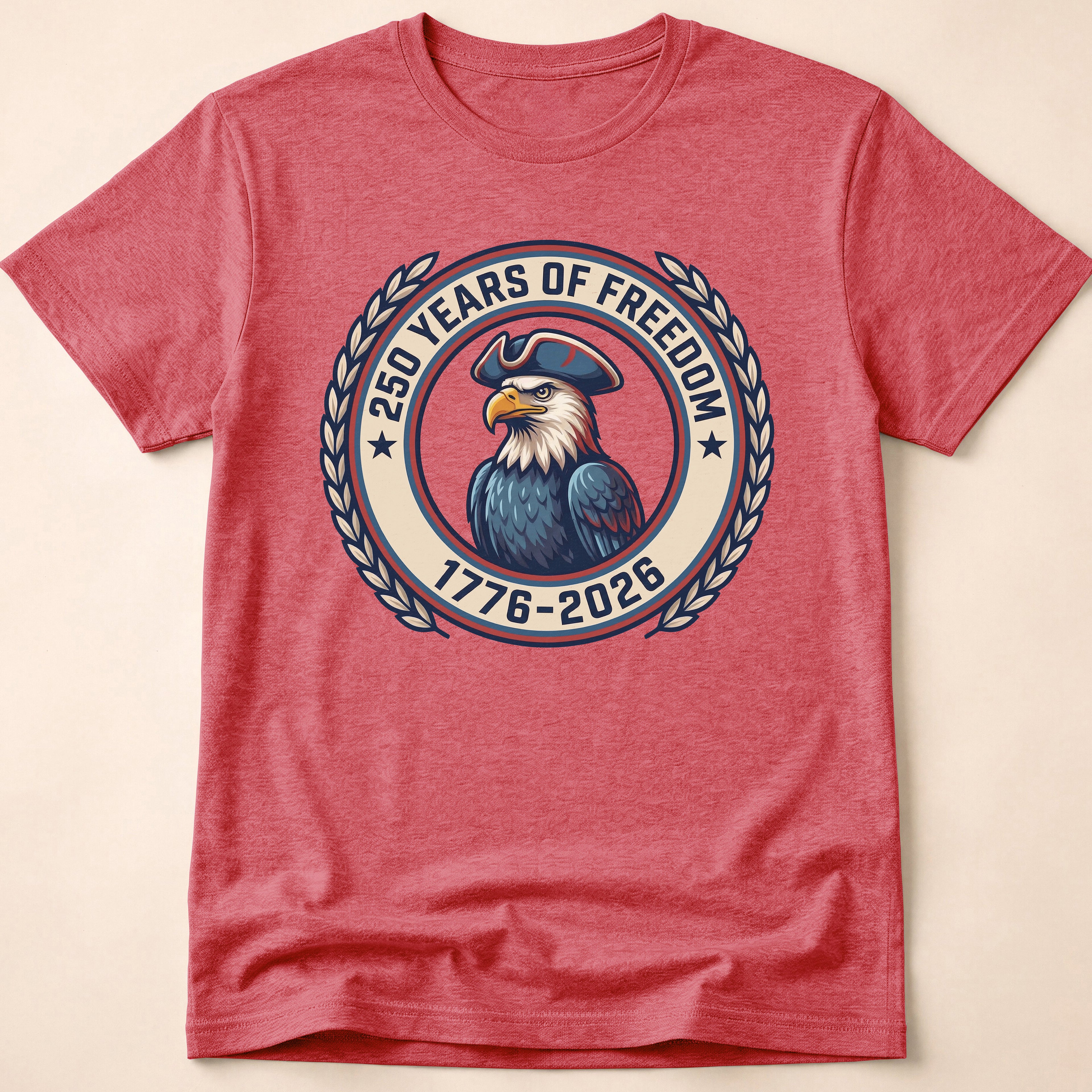250 Years Of Freedom Colonial Eagle T-Shirt
