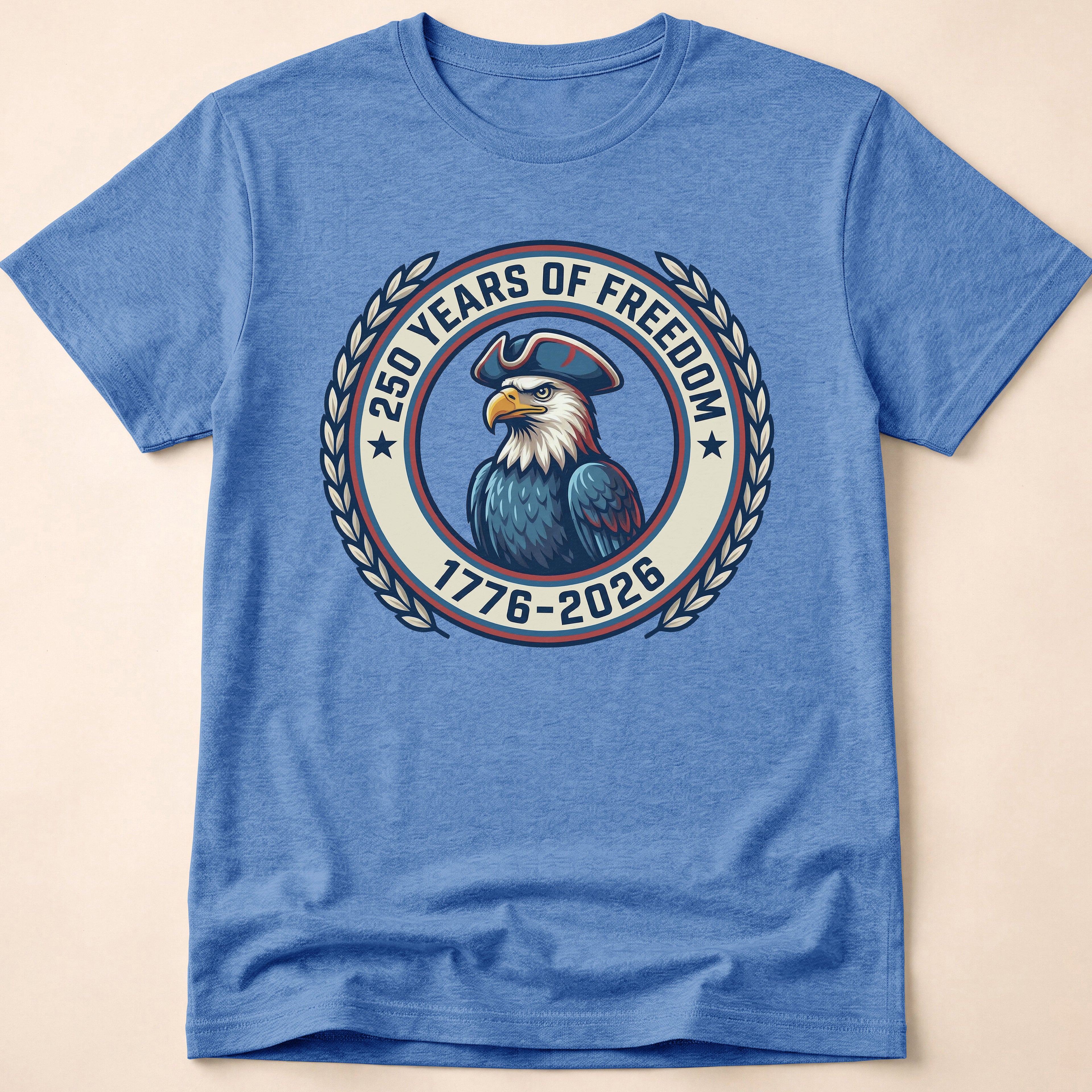 250 Years Of Freedom Colonial Eagle T-Shirt