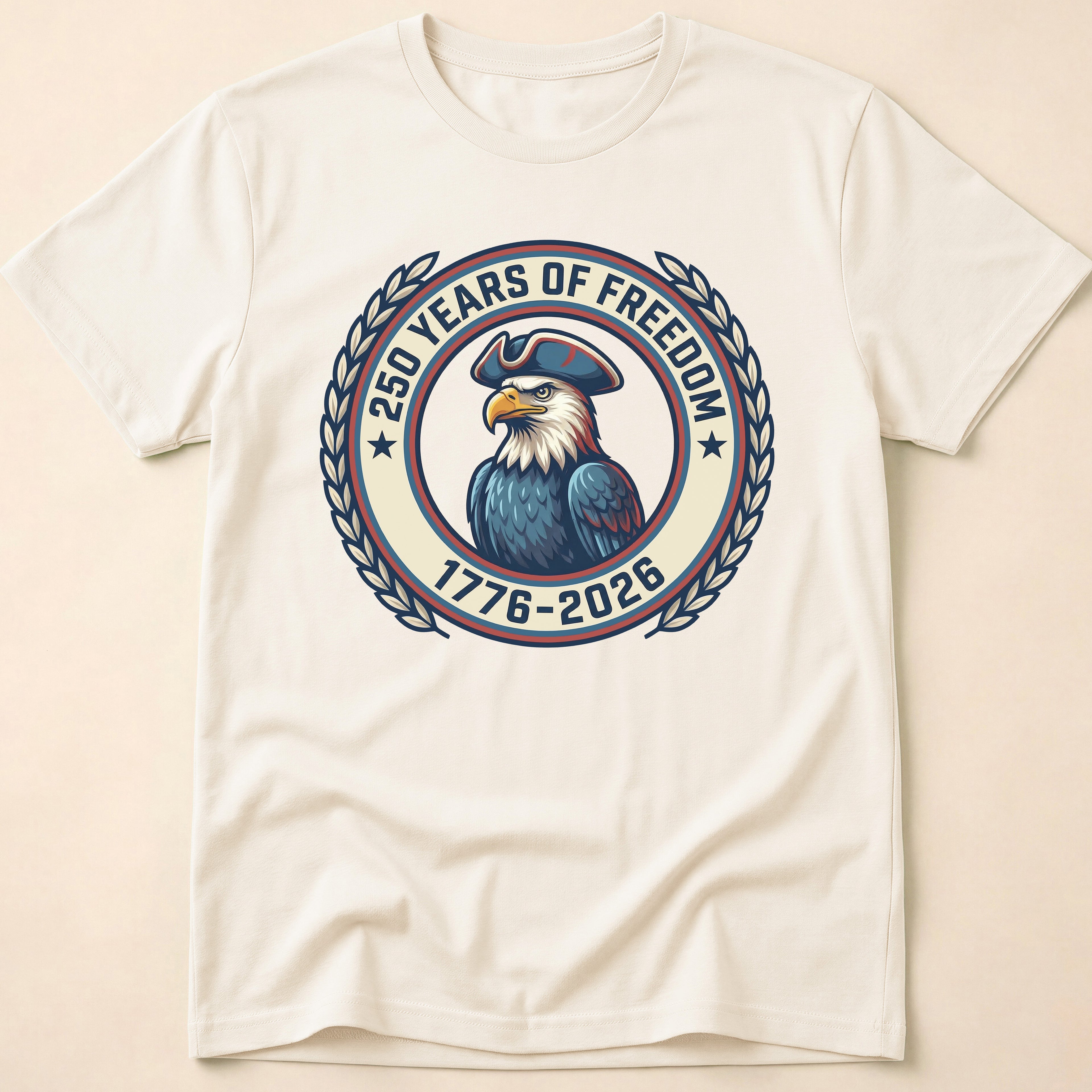 250 Years Of Freedom Colonial Eagle T-Shirt