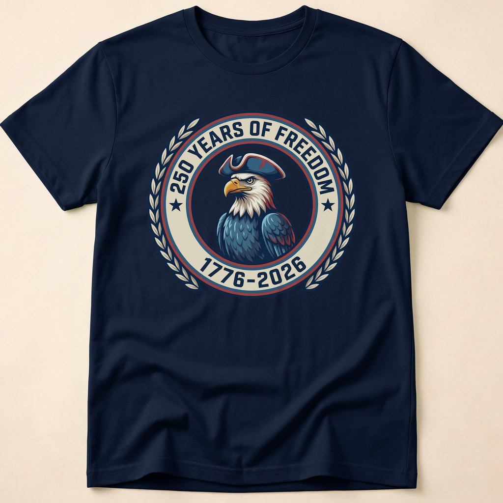 250 Years Of Freedom Colonial Eagle T-Shirt