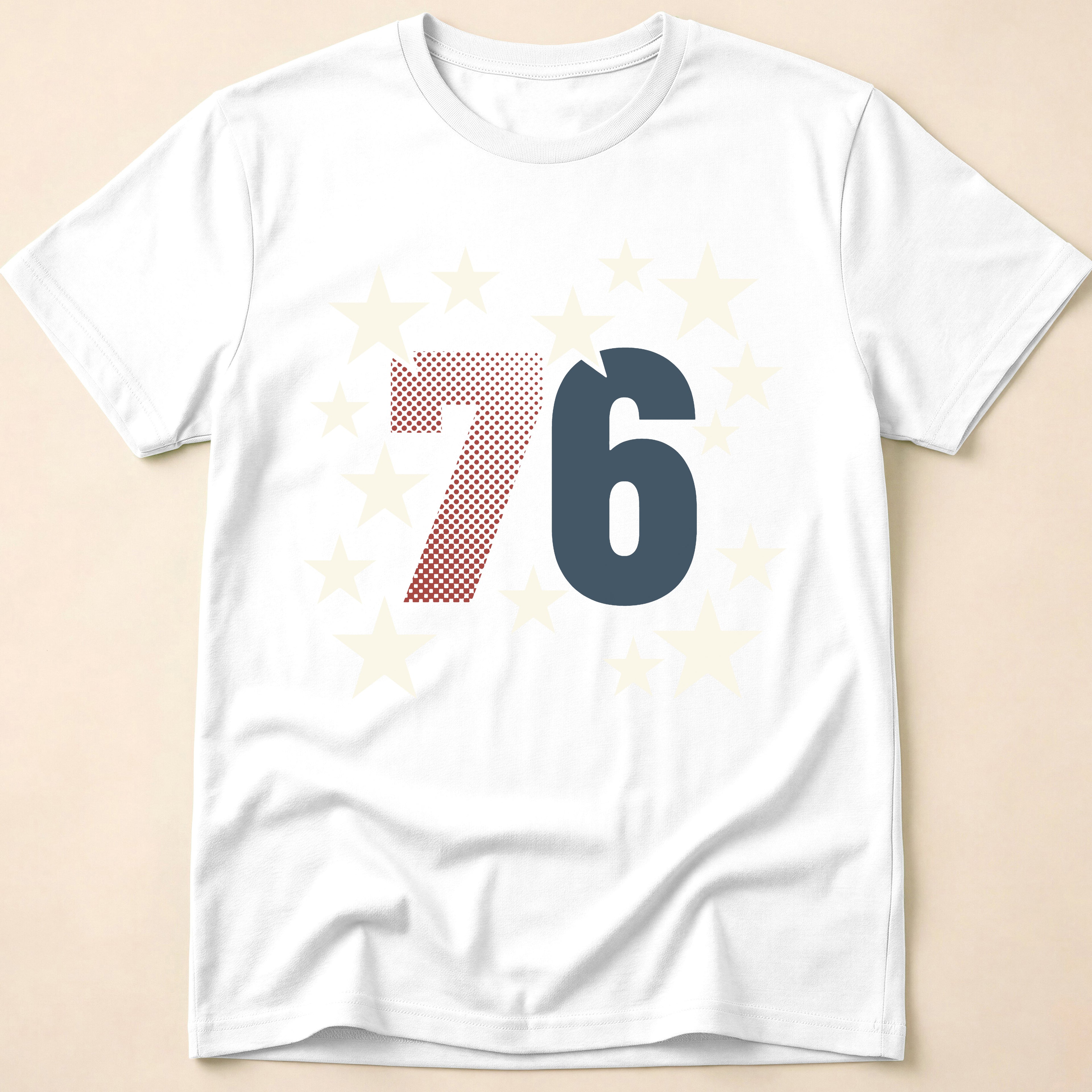 Vintage Spirit Of 76 Stars Patriotic T-Shirt
