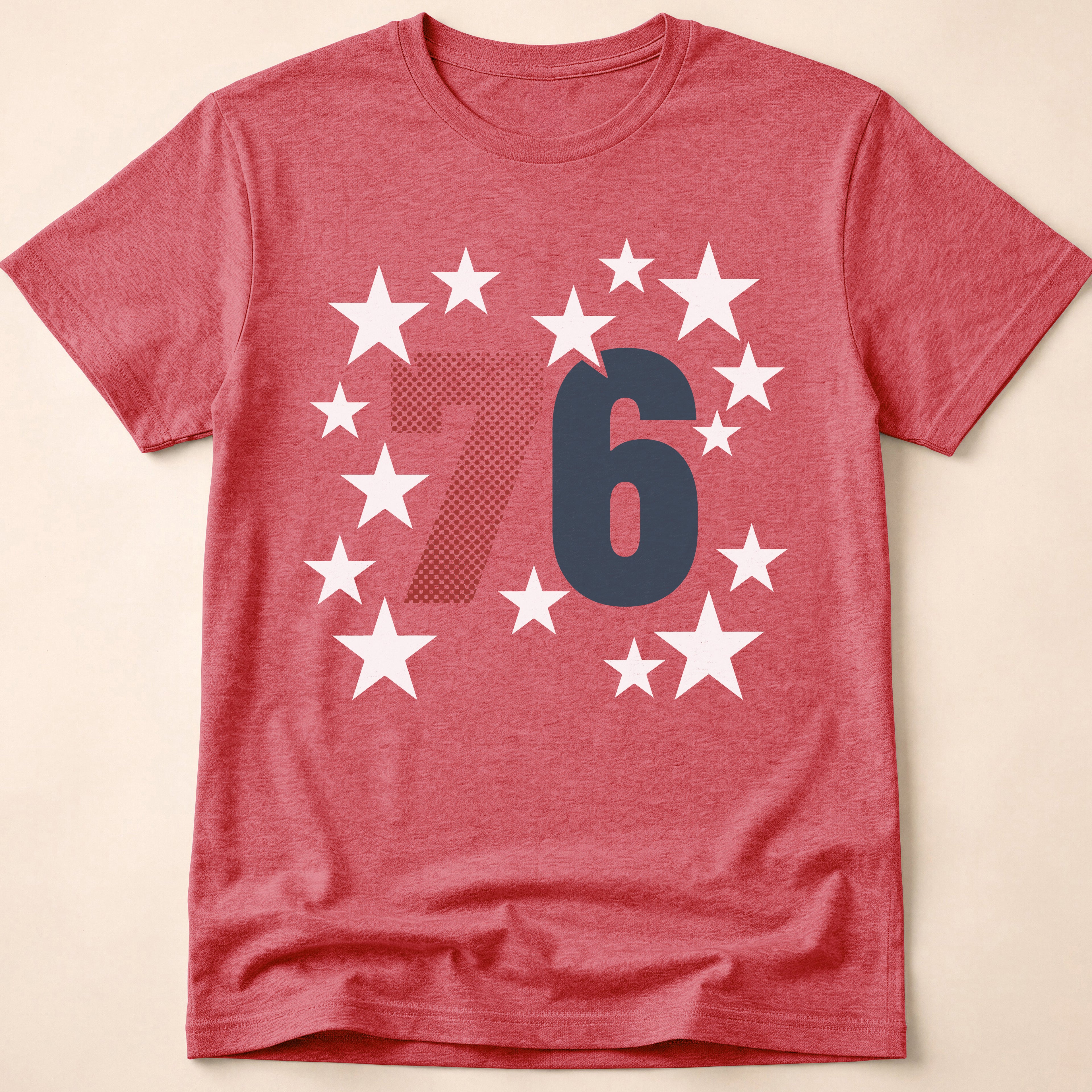 Vintage Spirit Of 76 Stars Patriotic T-Shirt