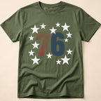 Vintage Spirit Of 76 Stars Patriotic T-Shirt