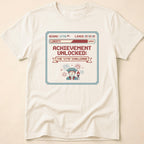 8-Bit Gamer Achievement Unlocked 1776 T-Shirt
