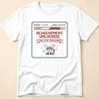 8-Bit Gamer Achievement Unlocked 1776 T-Shirt