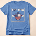 8-Bit Retro Eagle Shield 1776 T-Shirt