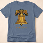 8-Bit Pixel Art Liberty Bell Freedom T-Shirt