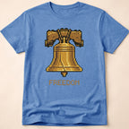 8-Bit Pixel Art Liberty Bell Freedom T-Shirt