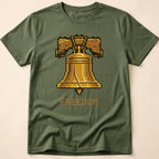 8-Bit Pixel Art Liberty Bell Freedom T-Shirt