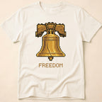 8-Bit Pixel Art Liberty Bell Freedom T-Shirt