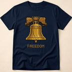 8-Bit Pixel Art Liberty Bell Freedom T-Shirt