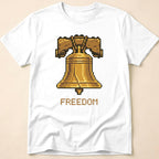 8-Bit Pixel Art Liberty Bell Freedom T-Shirt