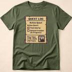 8-Bit Gamer America 250 Quest Log T-Shirt