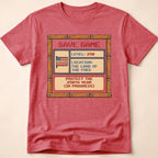 8-Bit Gamer America Level 250 Save Game T-Shirt