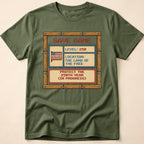 8-Bit Gamer America Level 250 Save Game T-Shirt