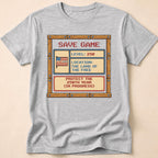 8-Bit Gamer America Level 250 Save Game T-Shirt
