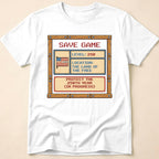 8-Bit Gamer America Level 250 Save Game T-Shirt